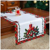 Vánoční ubrus - běhoun na stůl XMAS CANDLES 50x100 cm Mybesthome