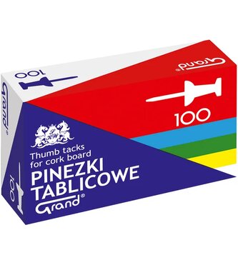 Pinezki  tablicowe Grand op. 100 szt