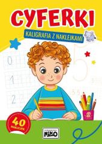 Cyferki - kaligrafia z naklejkami Cyferki - kaligrafia z naklejkami