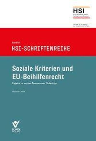Soziale Kriterien und EU-Beihilfenrecht