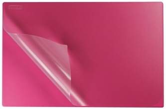 Podkład na biurko z folią 38x58cm róż.(pink) KPB-01-03, Biurfol