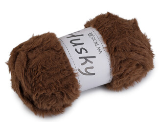 Pletací příze Husky 100 g - 1 ks - 23 hnědá kávová