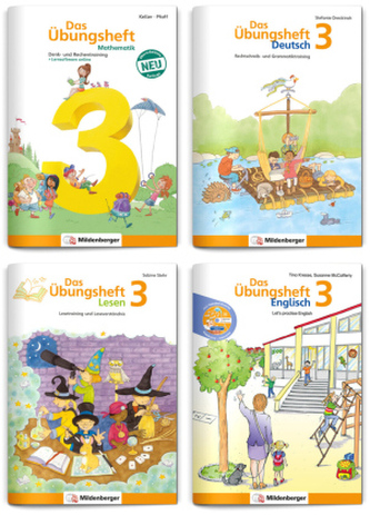 Sicher ins 4. Schuljahr - Paket: Rechnen - Schreiben - Lesen - Grammatik - Englisch · Klasse 3