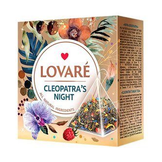 Lovaré Cleopatra’s Night 30g (15 pyramid, zelený čaj)