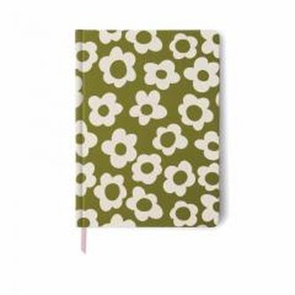Notatnik Jumbo Green Groovy Floral