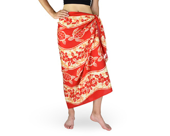 Sarong - Pareo REN, želva, červená Sarong - Pareo REN, želva, červená