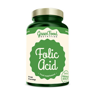 GreenFood Folic Acid 90 kapslí