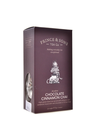 Prince and Sons - Chocolate Cinnamon Chai 15 sáčků 37,5g