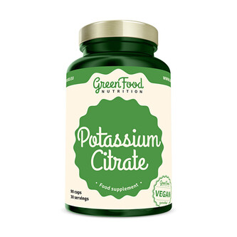 GreenFood Potassium Citrate - draslík 90 kapslí