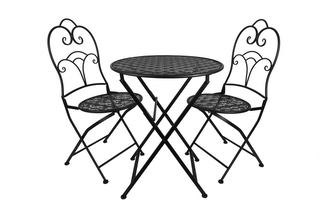 Bistro set 2 židle a stoleček