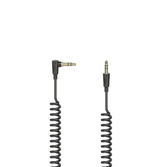 Hama audio kabel jack 3,5 mm, spirálový, 1,5 m