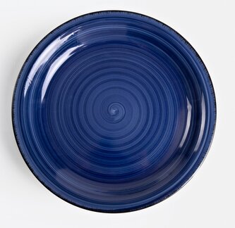 Sada OBLAN | talíře tmavě modré, 4 ks | 27 cm | 706646