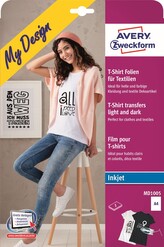 Avery Zweckform MD1005 Sada nažehlovacích fólií pro Inkjet, 5 archů A4