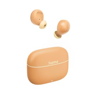 Hama Bluetooth sluchátka Freedom Buddy II, špunty, oranžová