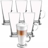 Skleněný hrnek na kávu 280 ml SPRINGOS MOKA sada 6 ks