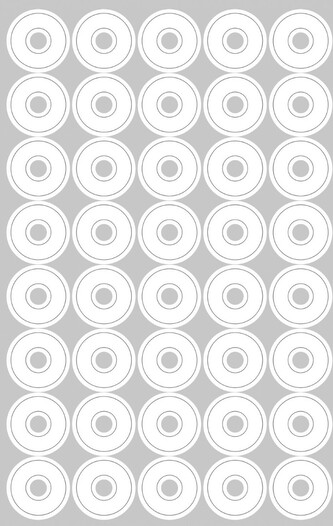 Avery Zweckform 3027 Zpevňovací kroužky Ø 13 mm, 160 ks, bílé, PP fólie