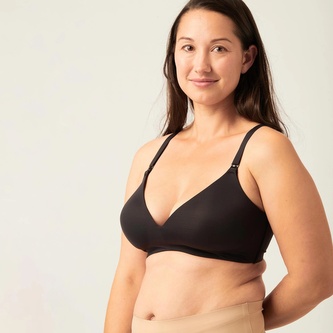 Kojicí podprsenka Modibodi černá (MODI4193) 85 E-G
