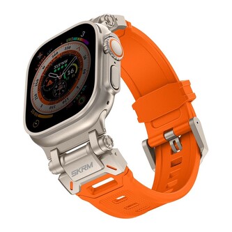 SKINARMA Titon řemínek pro Apple Watch 49/45/44 mm oranžový