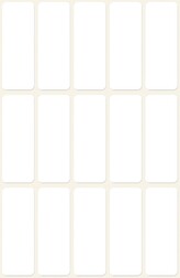 Avery Zweckform 3076 Etikety na ruční popis 38x14 mm, 90 ks, bílé