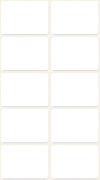 Avery Zweckform 3075 Etikety na ruční popis 32x23 mm, 60 ks, bílé