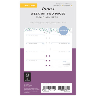 Filofax, Diářový set Garden 2026, Osobní