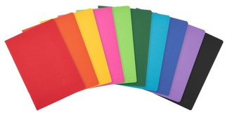 Zeszyt w kratkę A5 80 kartek Herlitz Rainbow Classic Collection 5 szt w opakowaniu