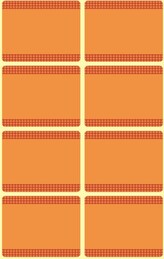 Avery Zweckform 59370 Etikety do mrazničky 36x28 mm, 40 ks, oranžové