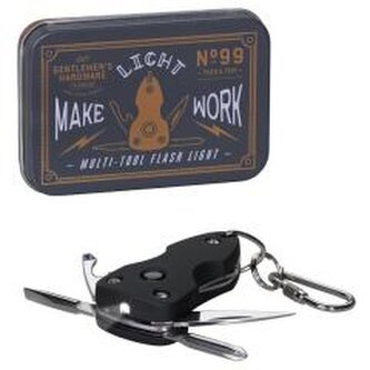 Multitool kieszonkowy z latarką