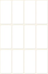 Avery Zweckform 3077 Etikety na ruční popis 38x18 mm, 72 ks, bílé
