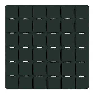 MSV sada 5 ks protiskluzových podložek QUADRO, tmavě zelená, SBS kaučuk, 13 x 13 cm