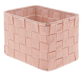 Úložný organizér do zásuvky Compactor TEX vysoký - 19 x 14 x 13 cm, růžový