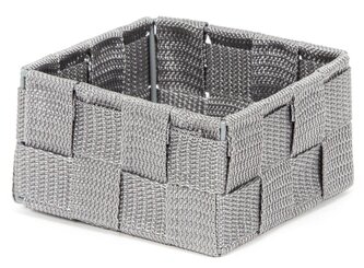 Úložný organizér do zásuvky Compactor TEX - košík S, 12 x 12 x 7 cm, šedý