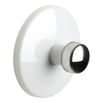 Spirella samolepící háček BOWL, bílý, ABS, průměr 50 mm