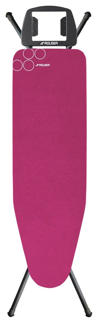 Rolser žehlící prkno K-S Black Tube S, 110 x 32 cm, růžové