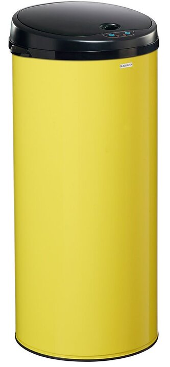 Bezdotykový odpadkový koš Rossignol Sensitive Plus 93568, 45 L, žlutý, RAL 1016