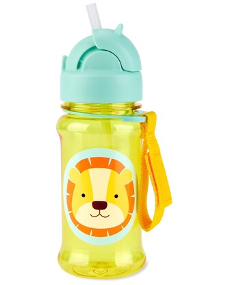 SKIP HOP Zoo tritan Láhev s brčkem 355ml Lev 12m+