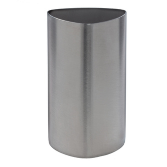 Spirella kelímek na zubní kartáčky LOFT, kartáčovaná nerezová ocel