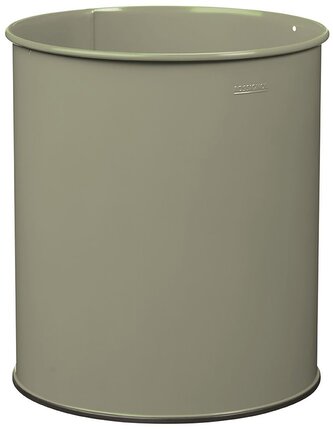 Odpadkový koš Rossignol Appy 50154, 30 L, ocelový, zelenošedý, RAL 7033