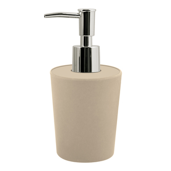 Spirella dávkovač mýdla TAKEO, béžový, bambusové vlákna, 400 ml