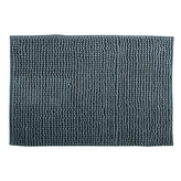 MSV koupelnová předložka CHENILLE, tmavě šedá, mikrovlákno, protiskluzová, 50 x 80 cm