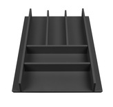 Příborník Elletipi Wood Line pro zásuvky 45 cm, černý buk,PLA O50045 BLT18