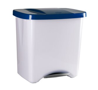 Denox Ecologic pedálový odpadkový koš 50 l, plast, modrý