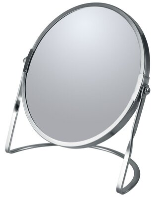 Spirella kosmetické zvětšovací zrcátko AKIRA, kartáčovaná nerez ocel