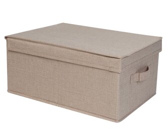 Skládací úložná krabice Compactor SANDY 30 x 43 x 19 cm, béžová