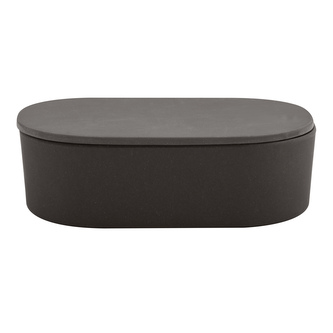 Spirella organizér na kosmetiku TAKEO, tmavě šedý, bambusová vlákna