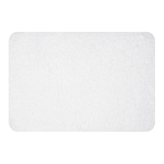 Spirella koupelnová předložka LAMB, bílá, mikrovlákno, protiskluzová, 55 x 65 cm