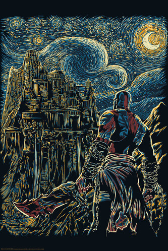 Plakát, Obraz - Starry Olympus, 61 × 91.5 cm