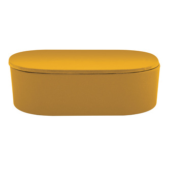 Spirella organizér na kosmetiku TAKEO, žlutý, bambusová vlákna