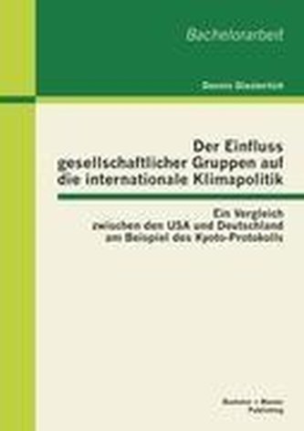 Der Einfluss gesellschaftlicher Gruppen auf die internationale Klimapolitik: Ein Vergleich zwischen den USA und Deutschland am B