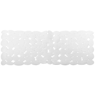 Spirella protiskluzová podložka do vany MARATHON, bílá, PVC, 73 x 36 cm